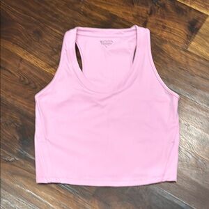 Athleta Pink Tank Top Cropped